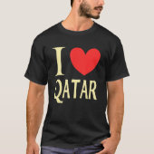 Ik hou van Qatar 3 T-shirt (Voorkant)