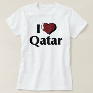Ik hou van Qatar Flag Shirt