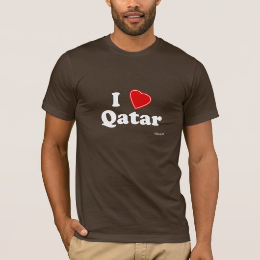 Ik hou van Qatar T-shirt (Voorkant)
