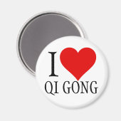 Ik hou van Qi Gong Magnet (Voorkant / Achterkant)