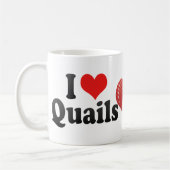 Ik hou van Quails Koffiemok (Links)