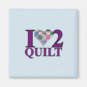 Ik hou van Quilt - Magnet