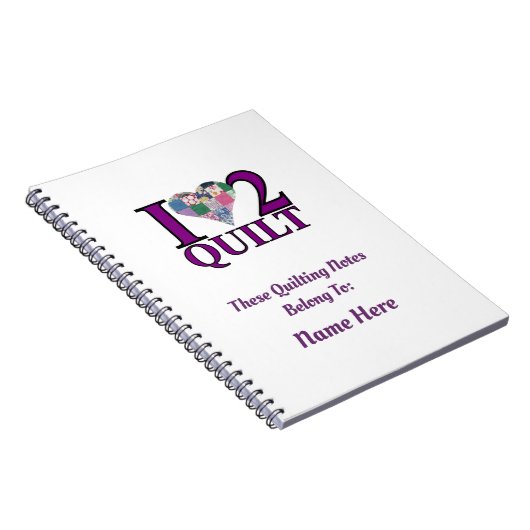 Ik hou van Quilt - Notitieboek (Rechterzijde)