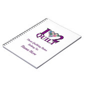 Ik hou van Quilt - Notitieboek (Linkerzijde)