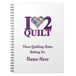 Ik hou van Quilt - Notitieboek