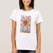 Ik hou van Quilt T-shirt (Voorkant)