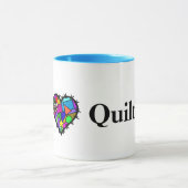 Ik hou van quilten Mok (Midden)