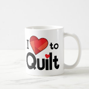 Ik hou van quilten mok - Cadeau voor quilters