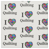Ik hou van quiltstof stof (Swatch)