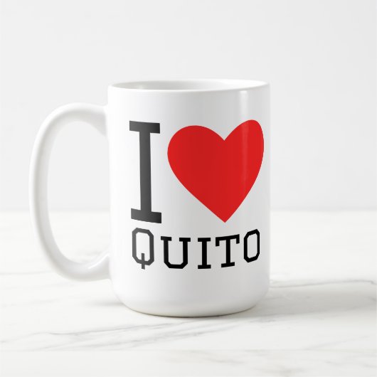 Ik hou van Quito Koffiemok (Links)