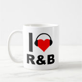 Ik hou van R&B Grappige Mok (Links)