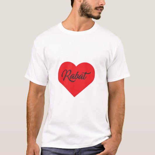 Ik hou van Rabat - Marokko T-shirt (Voorkant)
