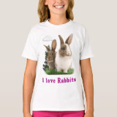 Ik hou van Rabbitts T-shirt (Voorkant)