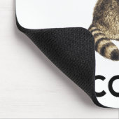 Ik hou van raccoons Mousepad Muismat (Hoek)