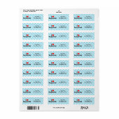 Ik hou van Racquetball Etiket (Full Sheet)