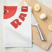 Ik hou van Radish Theedoek (Quarter Fold)