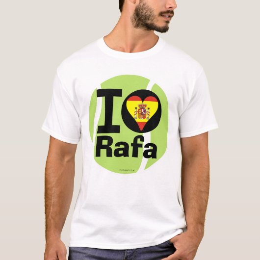Ik hou van Rafa Tennis Ball T-Shirt (Voorkant)