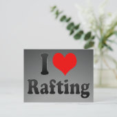 Ik hou van Rafting Briefkaart (Staand voorkant)