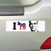 Ik hou van Rahm Emanuel Bumpersticker (Op auto)