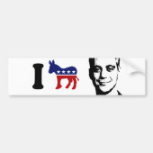 Ik hou van Rahm Emanuel Bumpersticker (Voorkant)