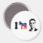 Ik hou van Rahm Emanuel Magneet (Voorkant / Achterkant)