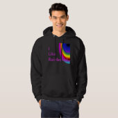 Ik hou van Rainbows Hooded Sweatshirt (Voorkant volledig)