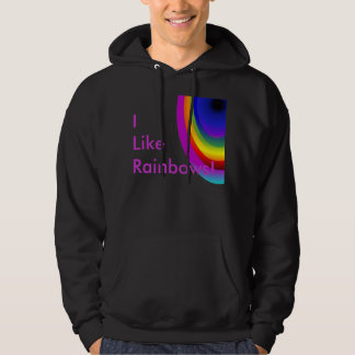 Ik hou van Rainbows Hooded Sweatshirt