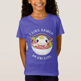 Ik hou van Ramen Axolotl Pun T-shirt