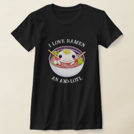 Ik hou van Ramen Axolotl Pun T-shirt