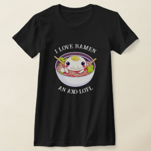 Ik hou van Ramen Axolotl Pun T-shirt