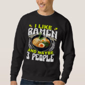 ik hou van ramen en misschien 3 mensen trui (Voorkant)