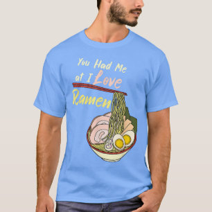 Ik hou van Ramen, noodle Bowl. T-shirt