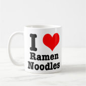 Ik HOU van ramennoedels Koffiemok (Links)