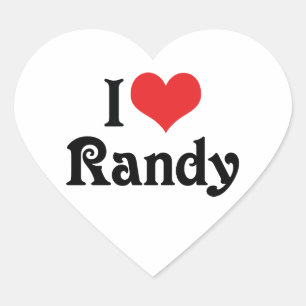 Ik hou van Randy Hart Sticker