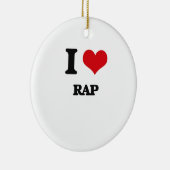 Ik hou van RAP Keramisch Ornament (Rechts)
