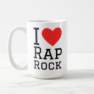 Ik hou van rap rock koffiemok
