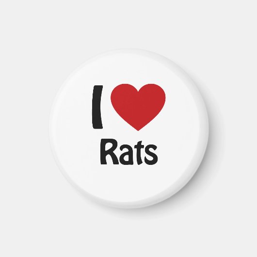 Ik hou van Rats Magneet (Voorkant)