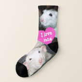 Ik hou van ratten sokken (Links - buitenkant)