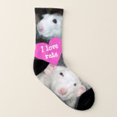 Ik hou van ratten sokken (Links binnenkant)