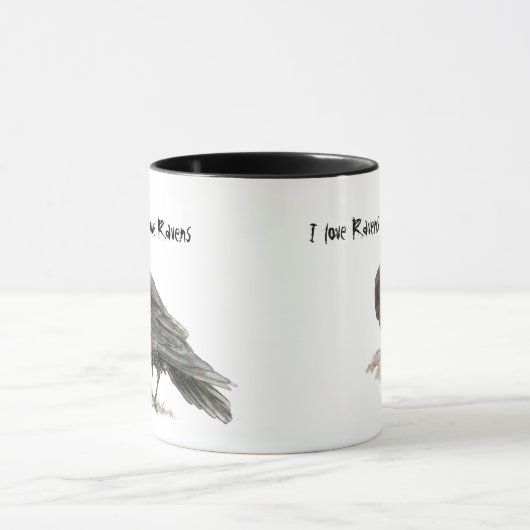 Ik hou van Ravens Mok (Midden)