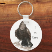 Ik hou van Ravens Sleutelhanger (Voorkant)