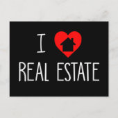 Ik hou van Realtor House Heart Briefkaart (Voorkant)