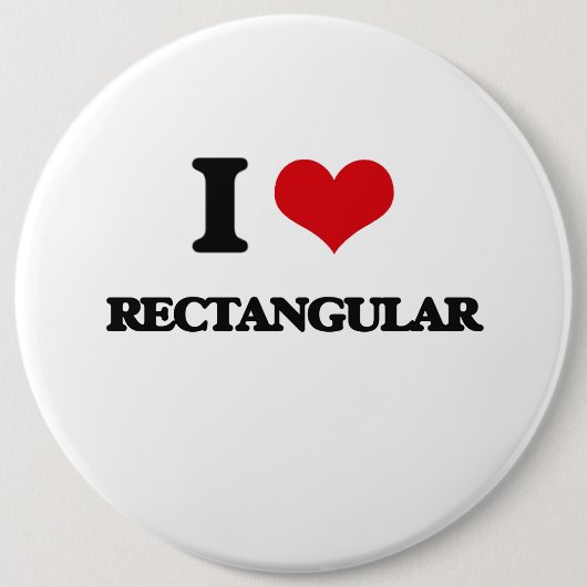 Ik hou van rechthoekig ronde button 6,0 cm (Voorkant)