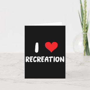 Ik hou van recreatie - Hart Outdoor Sportactivitei Kaart
