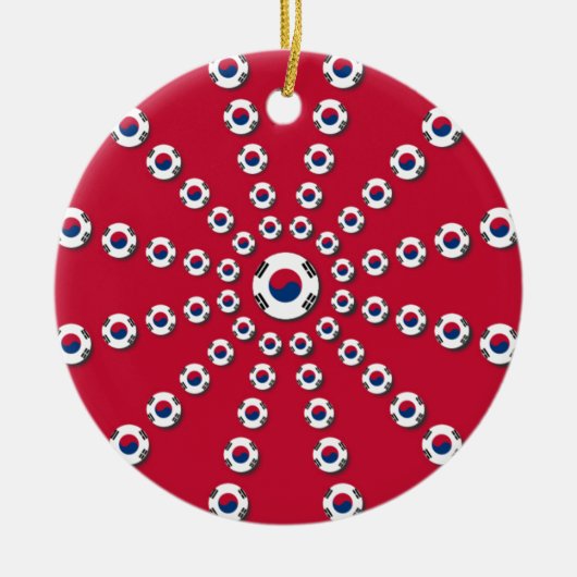 Ik hou van Red Keramisch Ornament (Voorkant)