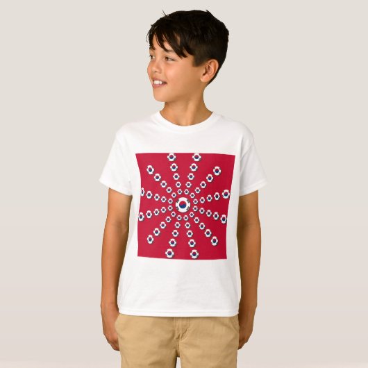 Ik hou van Red T-shirt (Voorkant volledig)