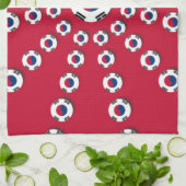 Ik hou van Red Theedoek (Gevouwen)