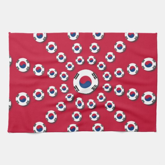 Ik hou van Red Theedoek (Horizontaal)