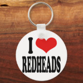 Ik hou van Redheadkosten Sleutelhanger (Voorkant)