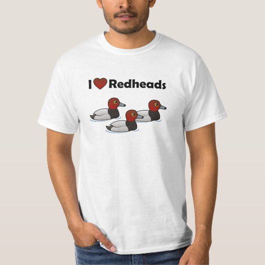Ik hou van Redheadkosten T-shirt (Voorkant)